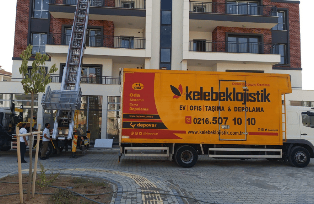 Bebek dış cephe nakliyat teleskopik asansörü kurulumu